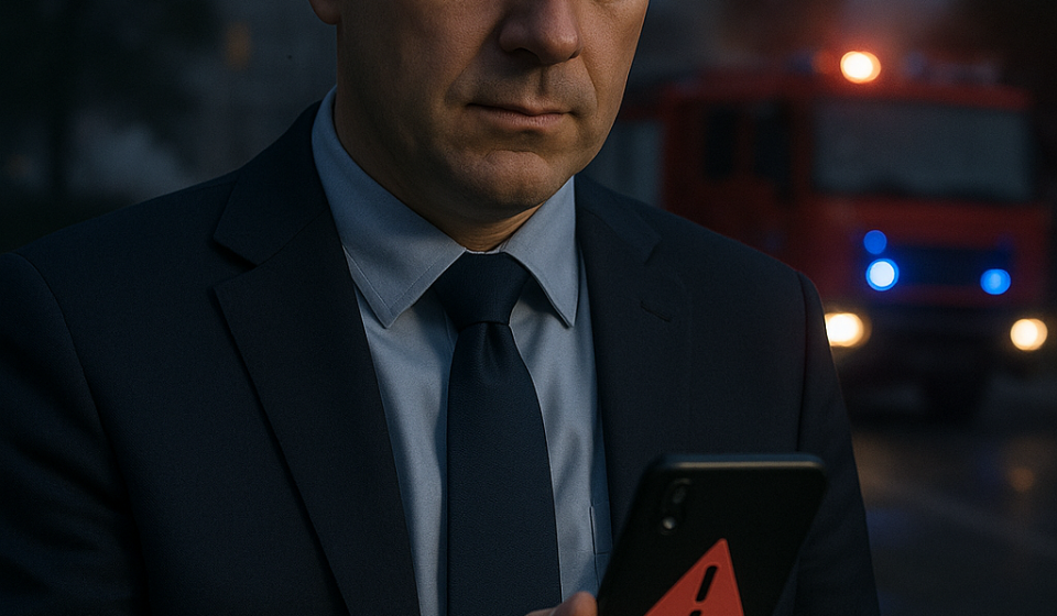 School Head Communicating in a crisis